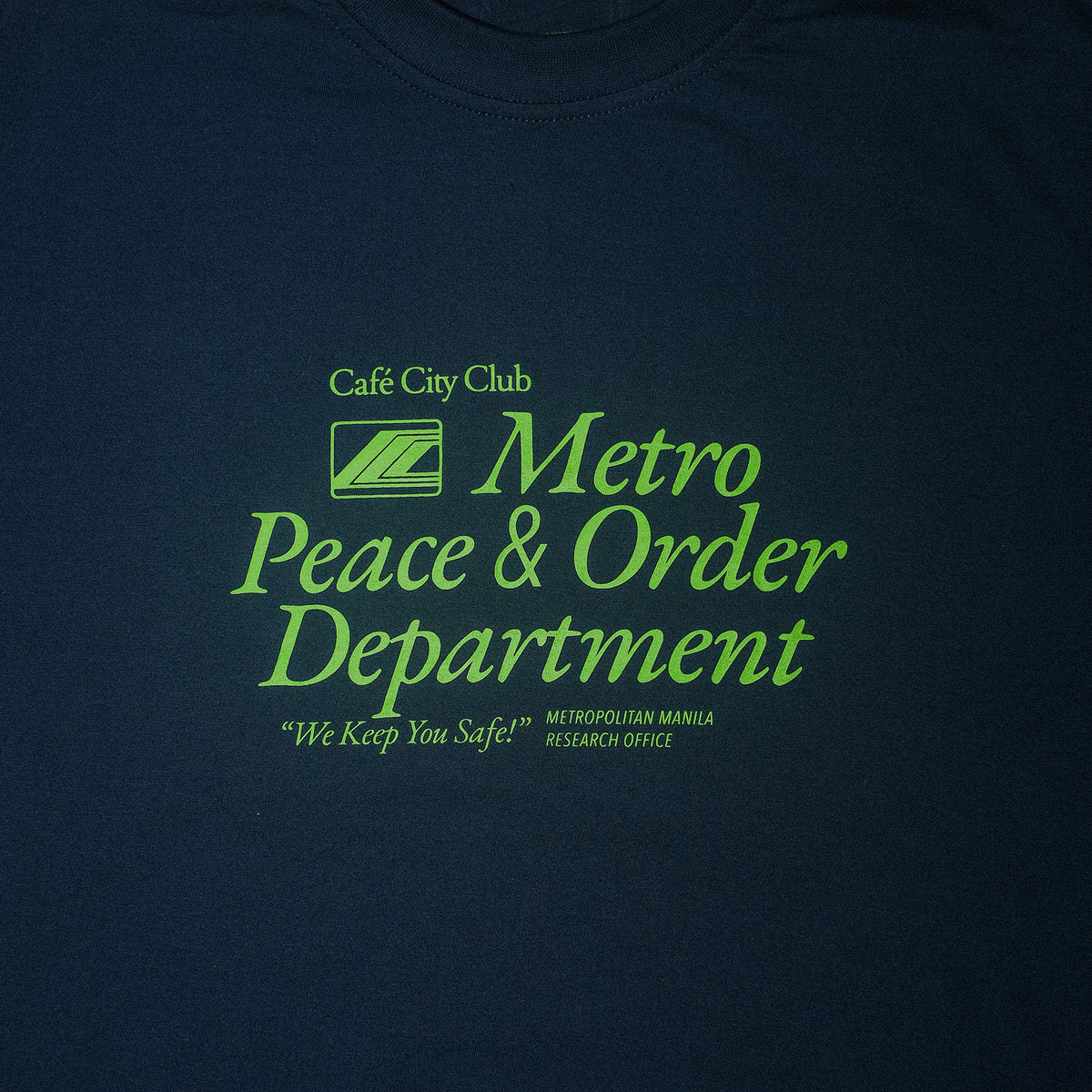 Metro Peace & Order T-Shirt "Navy"